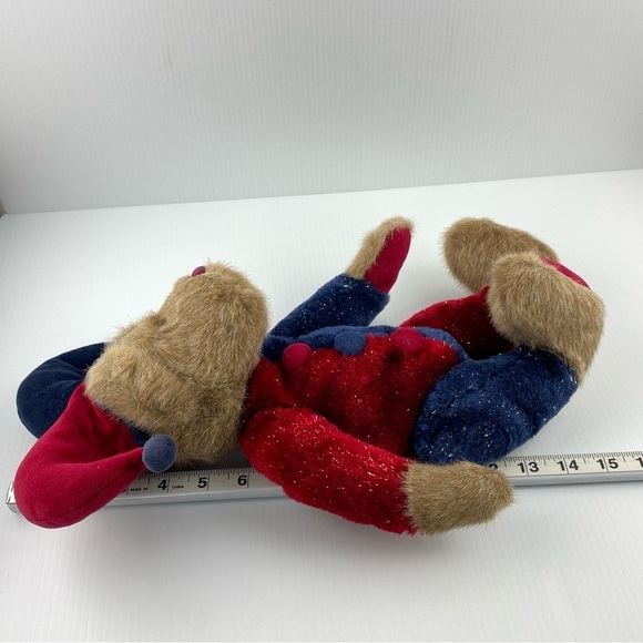 Vintage Boyds Court Jester Joker Teddy Bear Mr. McFarkle Bean Bag Plush - Picture 10 of 11